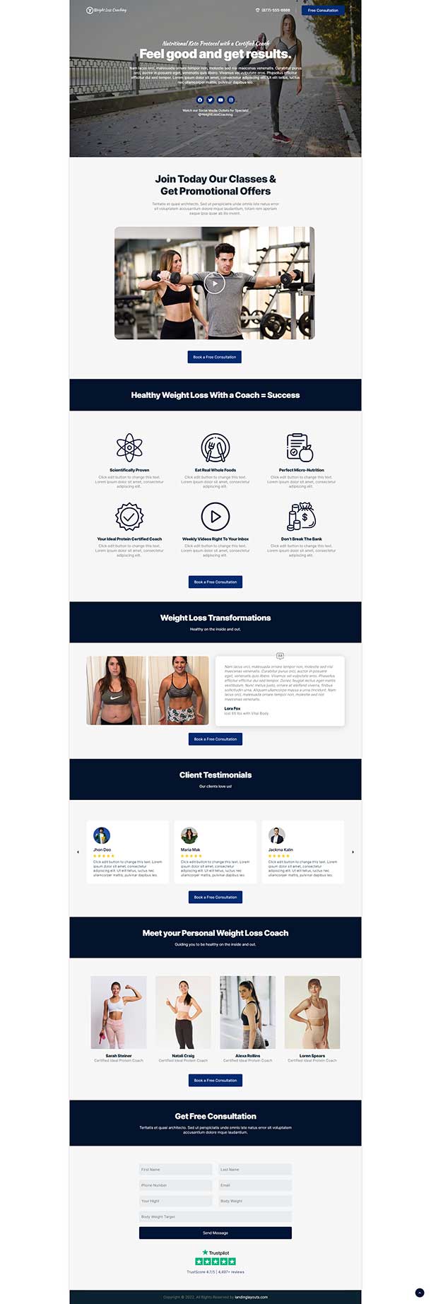 Best Weight Loss Landing Page