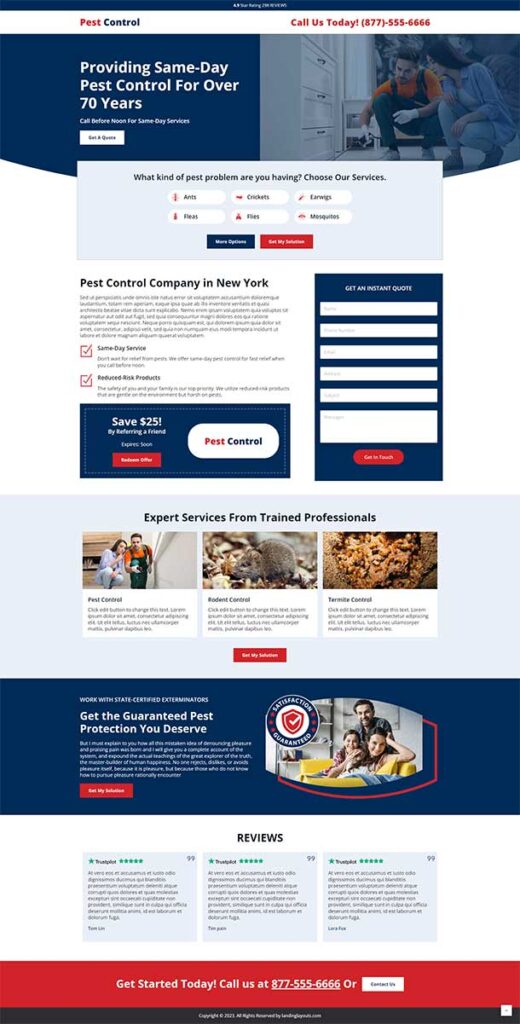How to Optimize Your Pest Control Landing Page